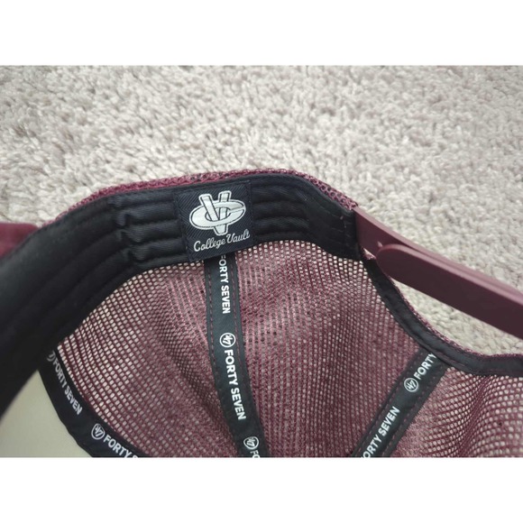 Texas A&M Aggies Hat Cap Mens OSFM NCAA Gig 'Em '47 Trucker Red Adjustable NWT‎ - Picture 7 of 7